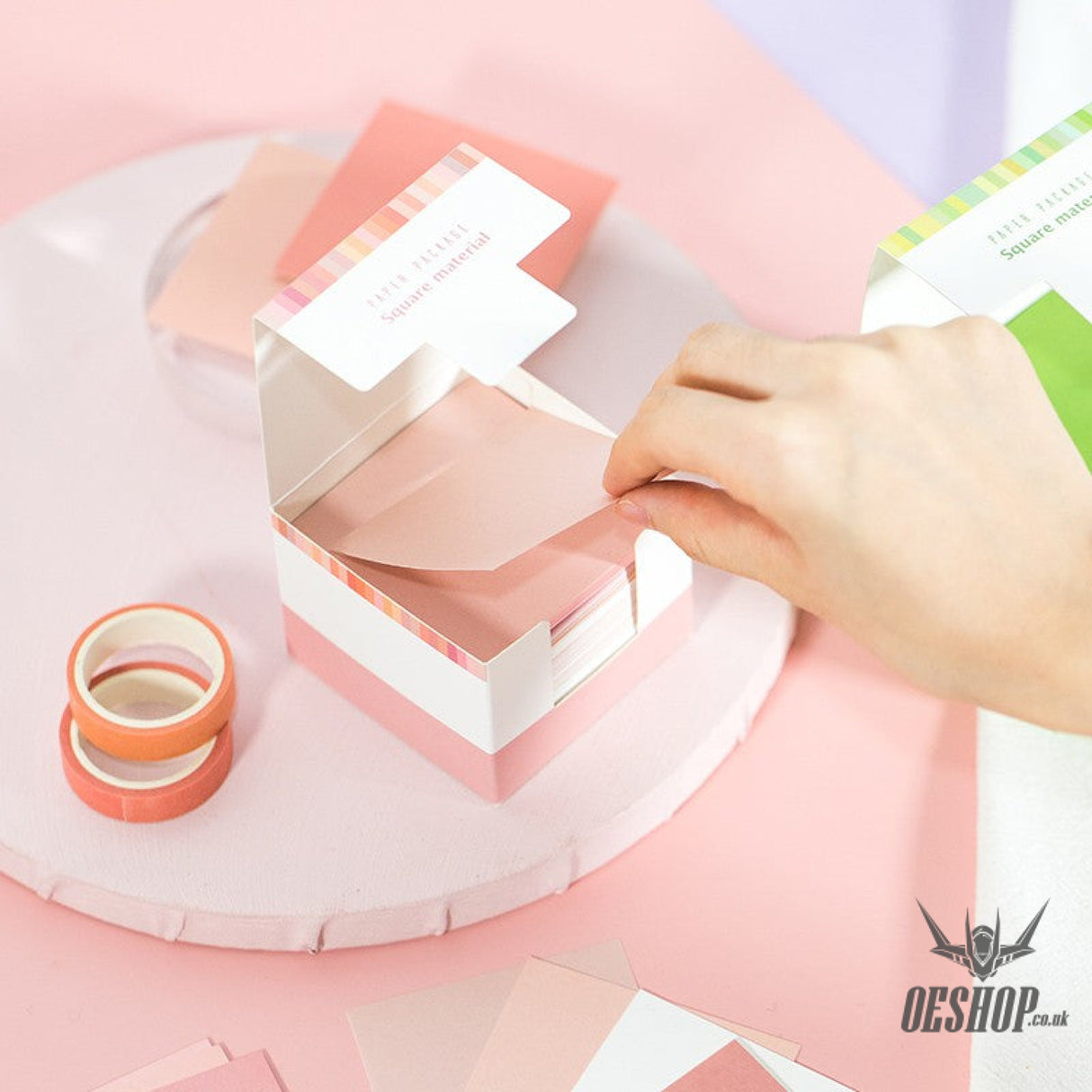 Rosy Posy Memo Notes Morandi Color Multifunctional Tohkin 3.99 OEShop