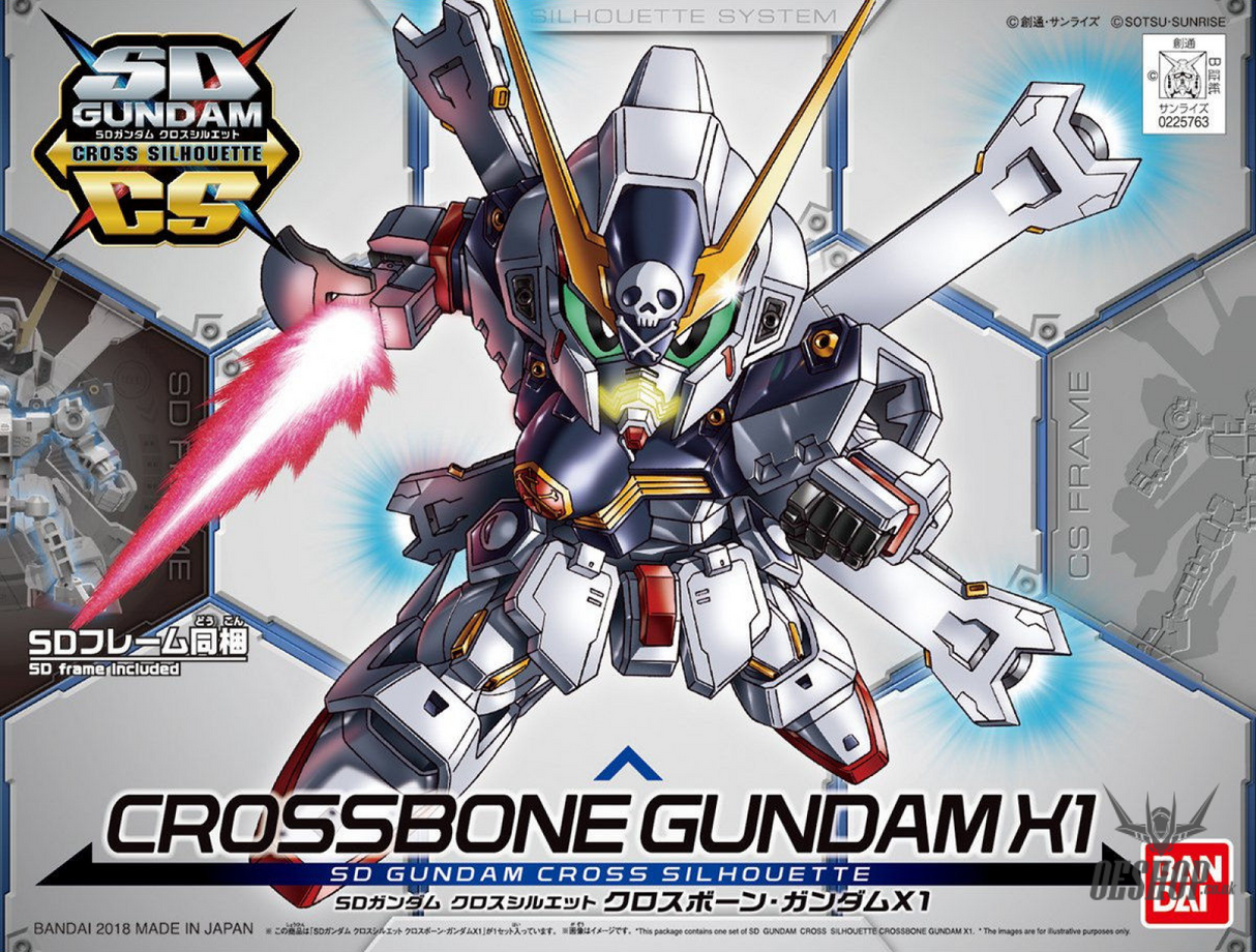 SD Gundam Cross Silhouette 02 Cross Gundam X1 Scale Model Kits