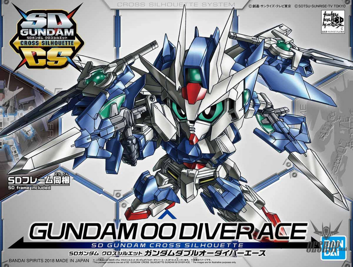 SD Gundam Cross Silhouette 06 00 Diver Ace Scale Model Kits