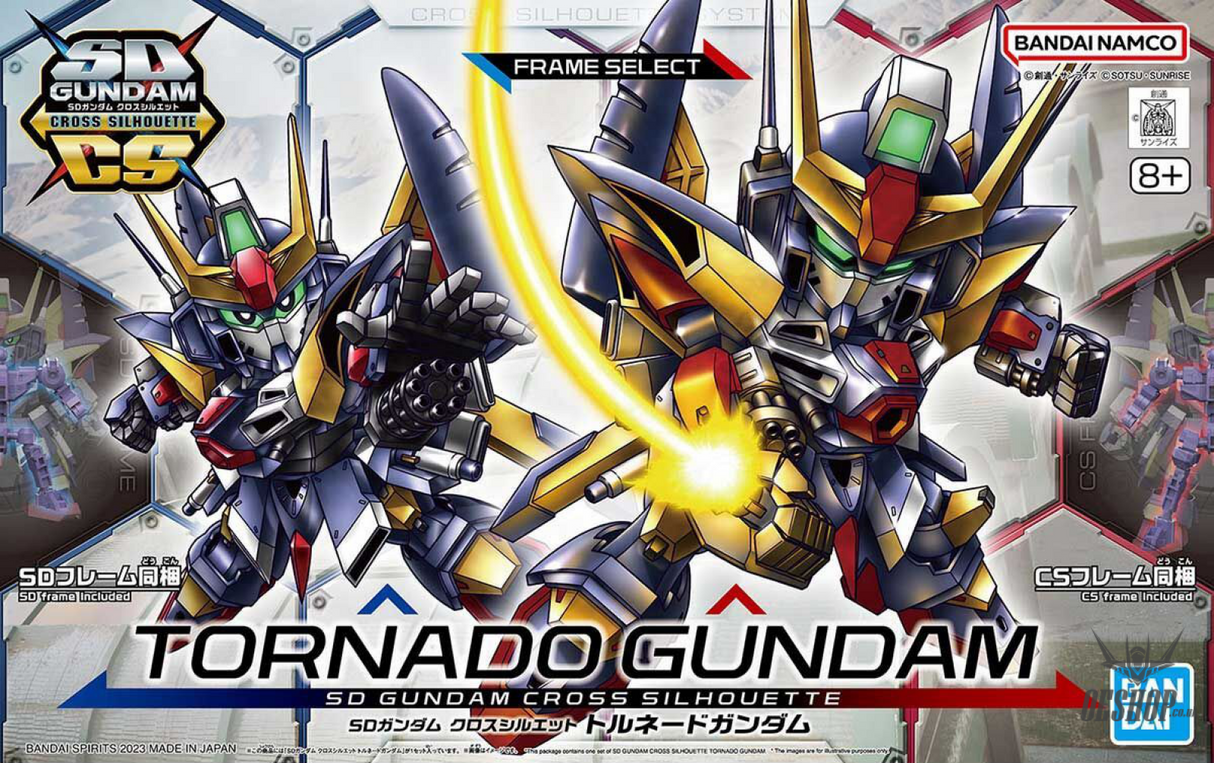 SD Gundam Cross Silhouette 18 Tornado Gundam Scale Model Kits