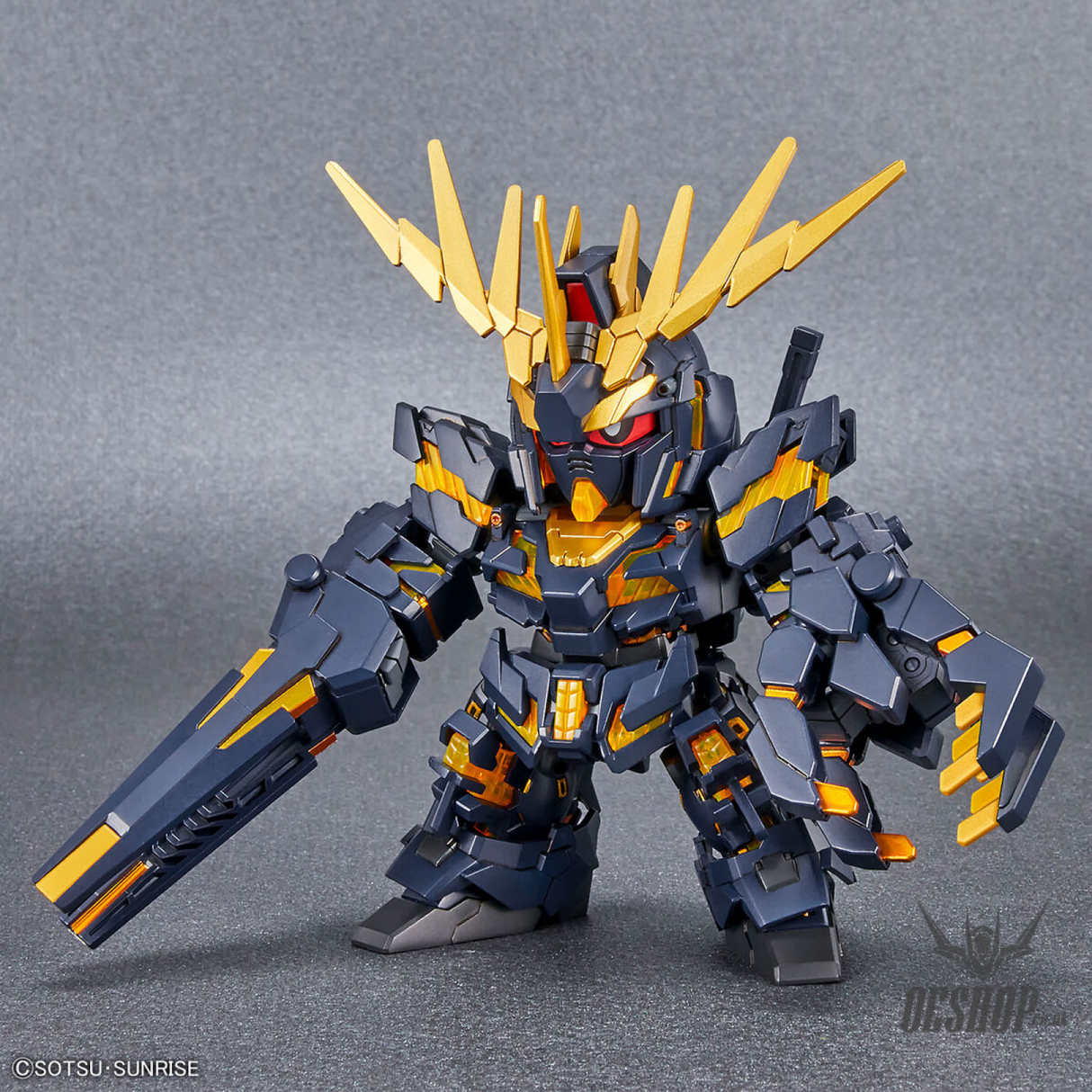 SD Gundam Cross Silhouette 19 Unicorn Gundam 2 Banshee (Destroy Mode) & Banshee Norn Parts Set Scale Model Kits