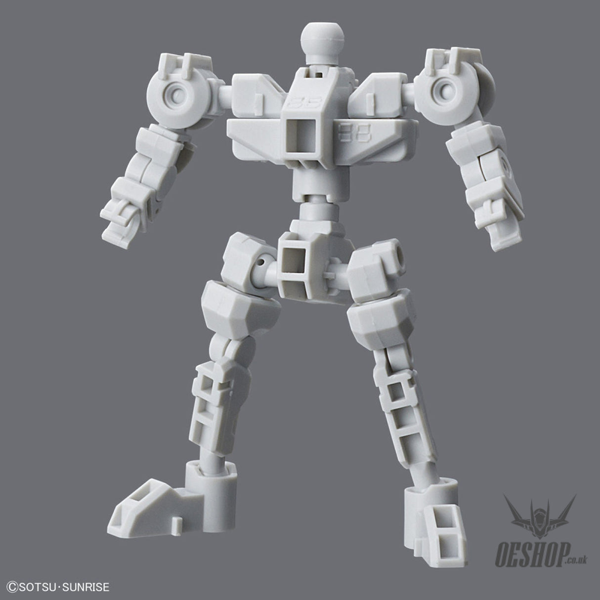 SD Gundam Cross Silhouette OP-01: Cross Silhouette Frame (White) Scale Model Kits