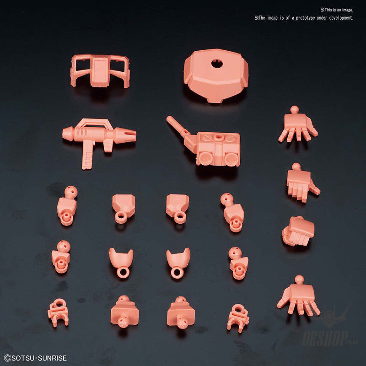 SD Gundam Cross Silhouette OP-07: Silhouette Booster (Red) Scale Model Kits