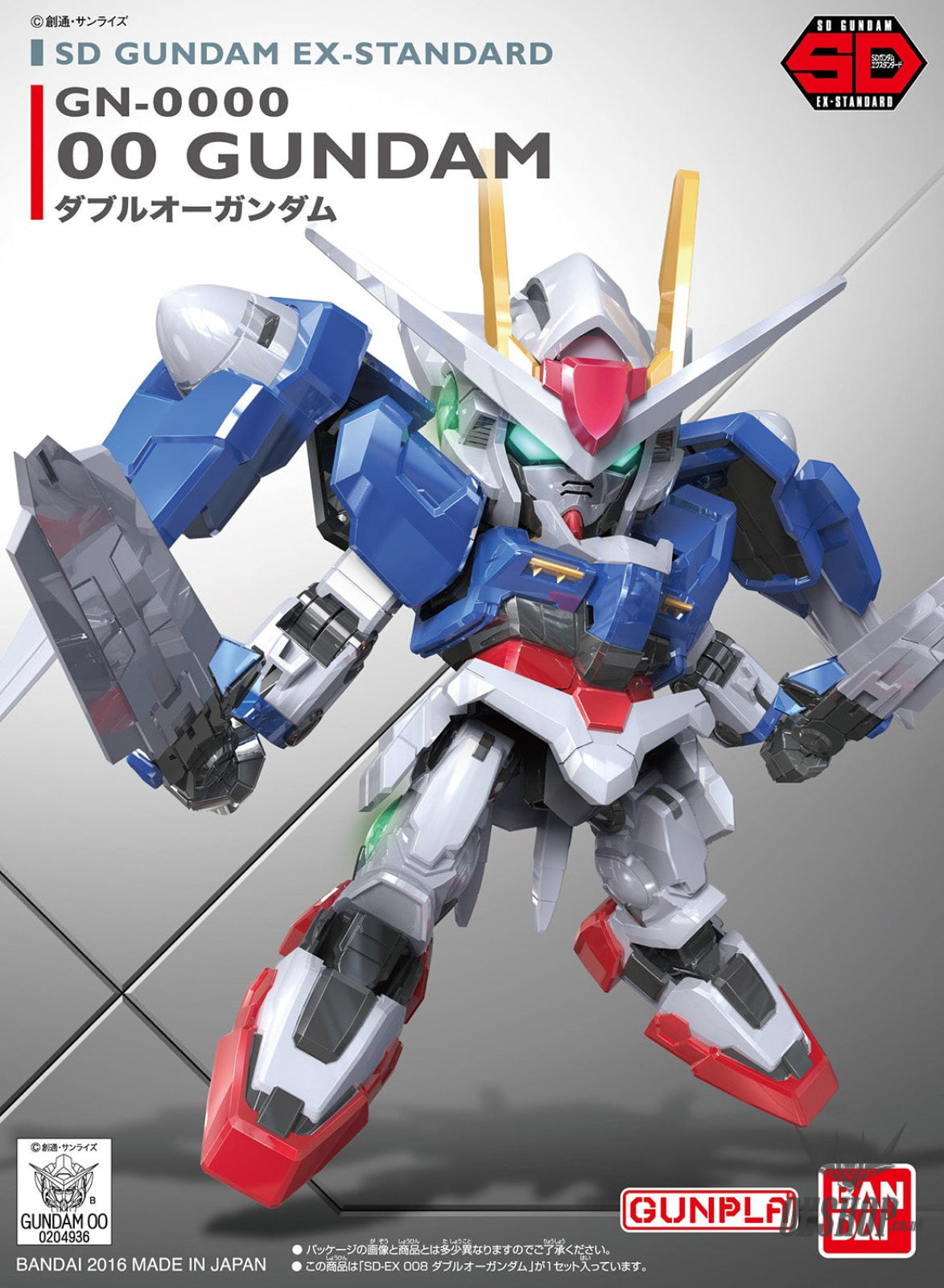 SD Gundam EX Standard 008 00 Gundam Scale Model Kits
