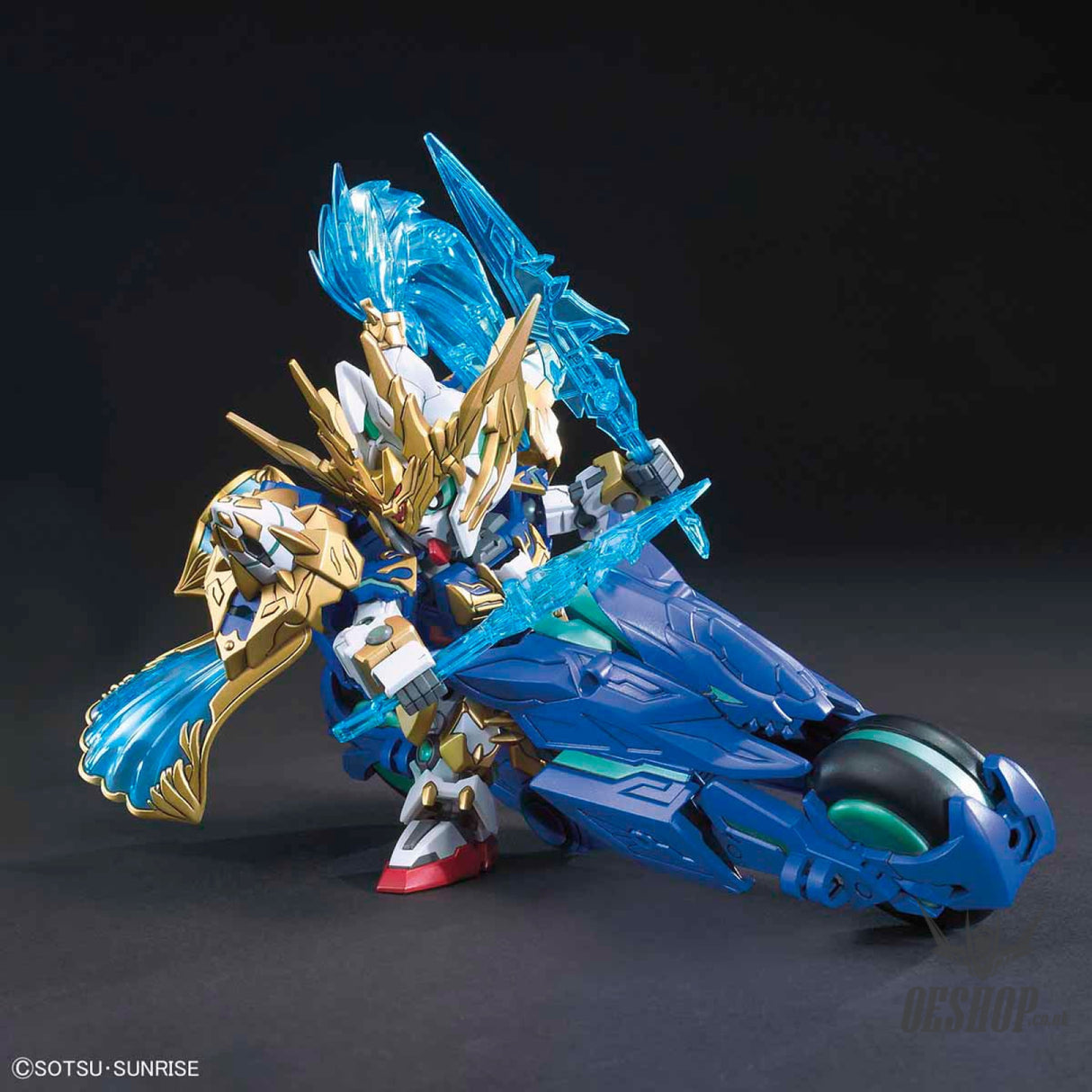 SD Sangoku Soketsuden 07 Zhao Yun 00 Gundam & Ao Ryusuke Scale Model Kits