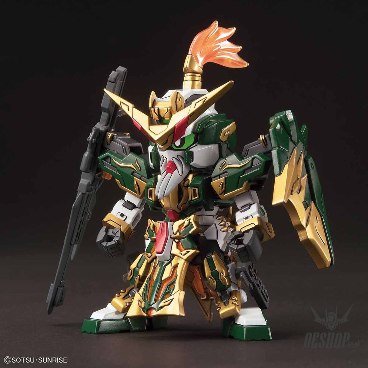 SD Sangoku Soketsuden 13 Huang Zhong Gundam Dynames Scale Model Kits