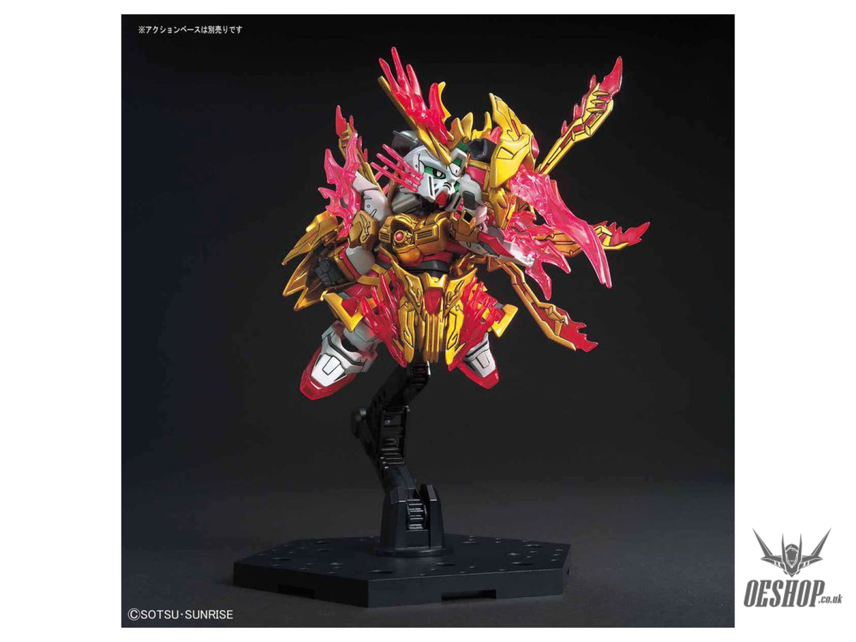 SD Sangoku Soketsuden 33 Flame Emperor Zhang Fei God Gundam Scale Model Kits