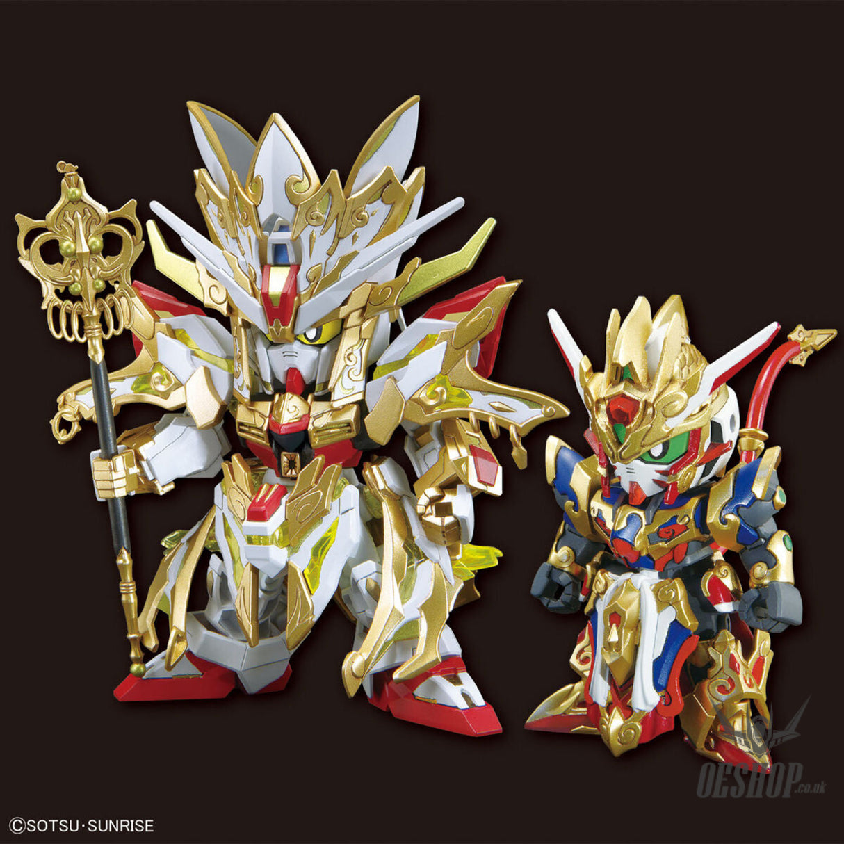 SDW HEROES 33 Goku Impulse Gundam & Sanzang Strike Freedom Gundam Set Scale Model Kits