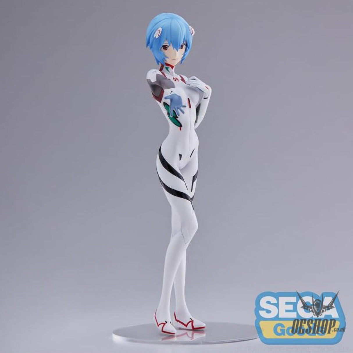 Sega Evangelion 3.0+ 1.0 Thrice Upon A Time Figurine PVC Spm Rei Ayanami Neon Genesis (White) Action & Toy Figures