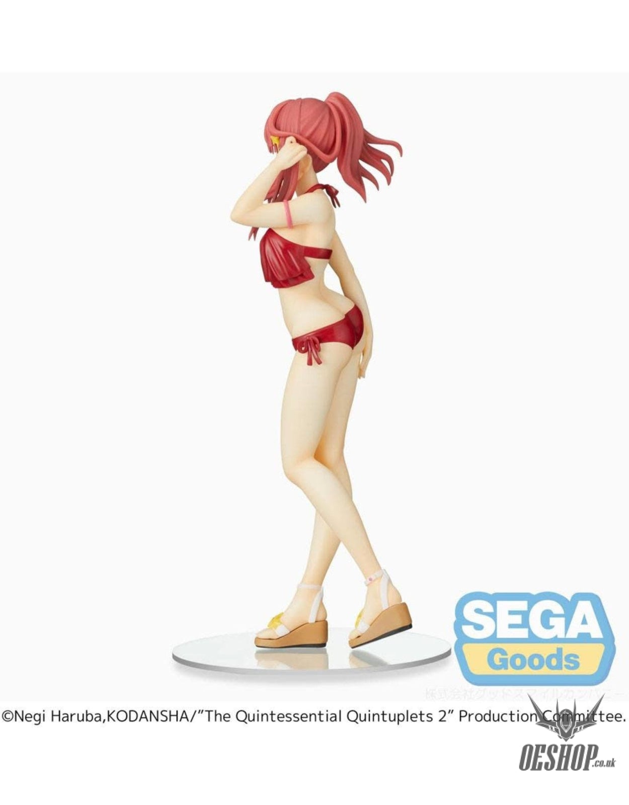 Sega The Quintessential Quintuplets 2 PM PVC Statue Itsuki Nakano 20cm Action & Toy Figures