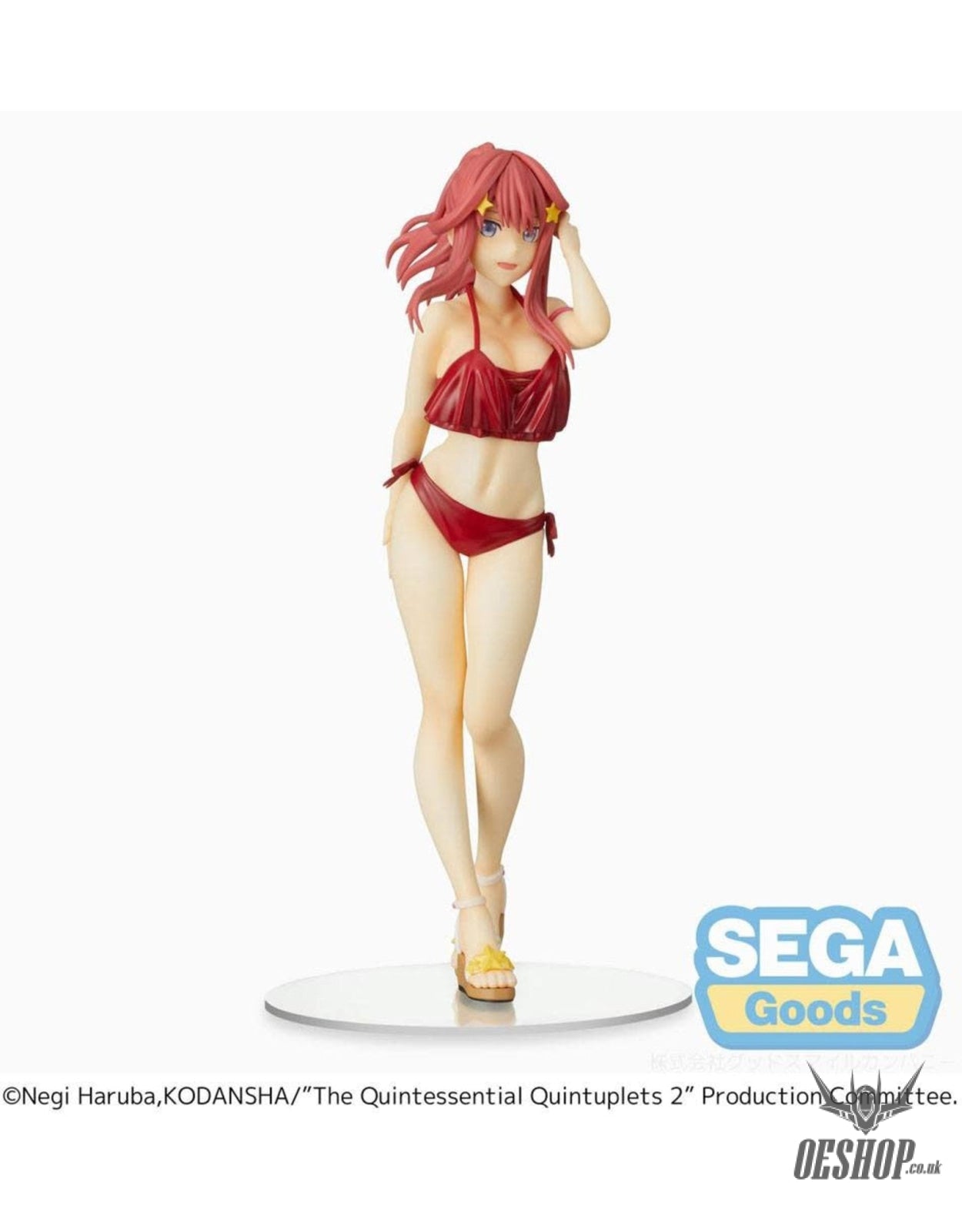 Sega The Quintessential Quintuplets 2 PM PVC Statue Itsuki Nakano 20cm Action & Toy Figures