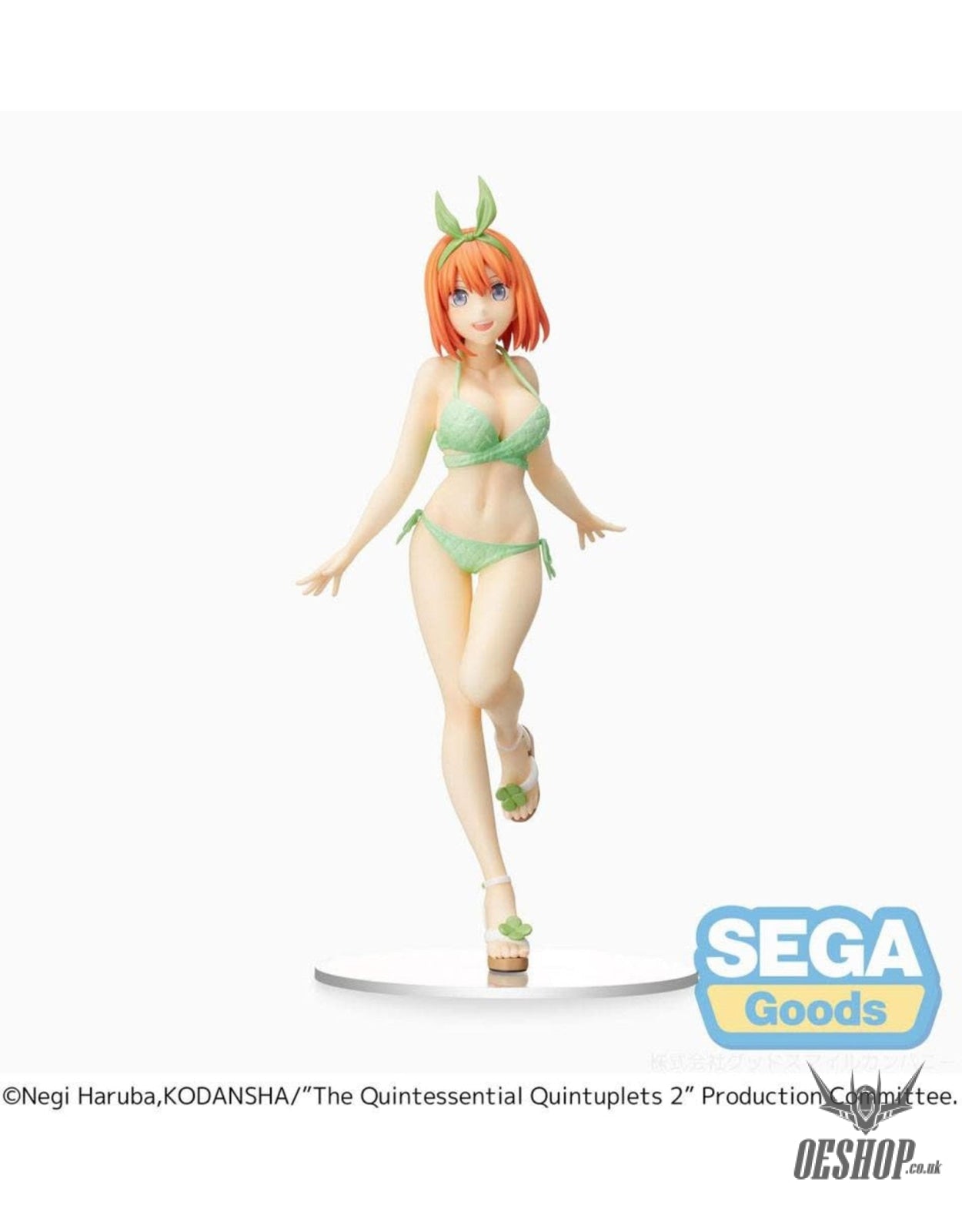 Sega The Quintessential Quintuplets 2 PM PVC Statue Yotsuba Nakano 20 cm Action & Toy Figures