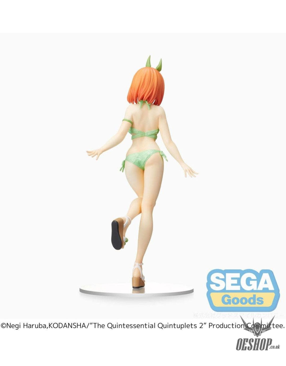 Sega The Quintessential Quintuplets 2 PM PVC Statue Yotsuba Nakano 20 cm Action & Toy Figures