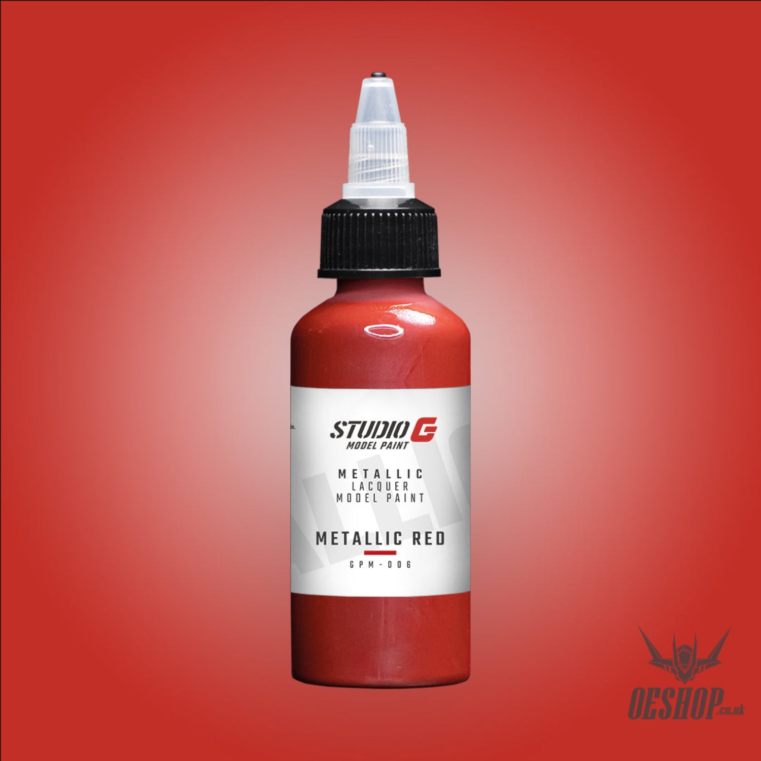 StudioG Model Paint Metallic GPM-006 Metallic Red Painting Consumables
