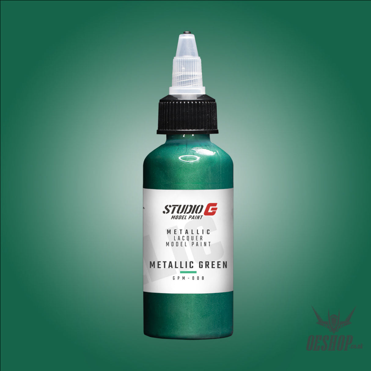 StudioG Model Paint Metallic GPM-008 Metallic Green Painting Consumables