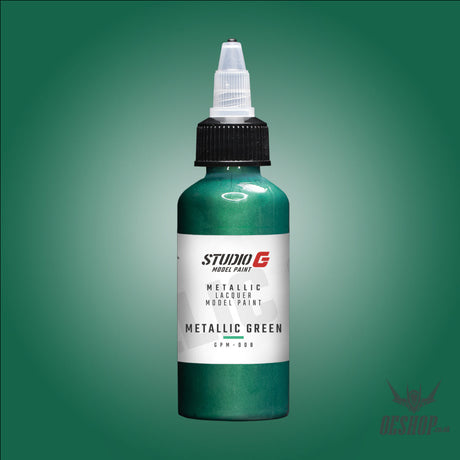 StudioG Model Paint Metallic GPM-008 Metallic Green Painting Consumables