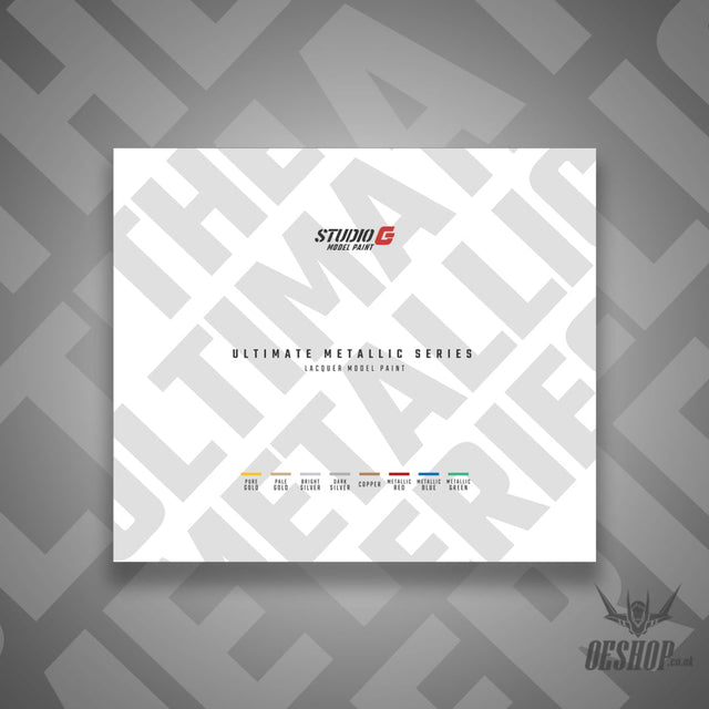 StudioG Model Paint Ultimate Metallic Set (All 8 Colours) Painting Consumables