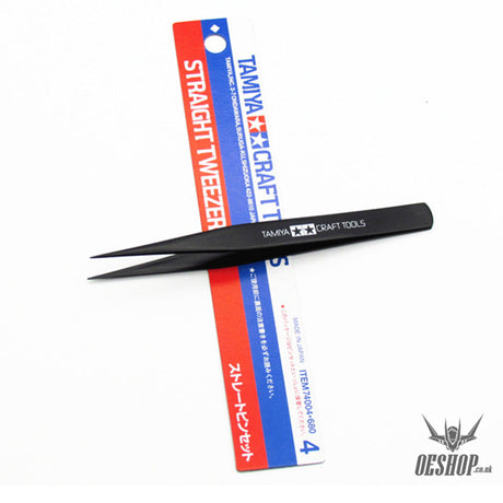 Tamiya 74004 Straight Tweezers Craft Tools Tweezers