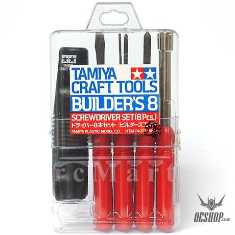 Tamiya 74023 BUILDER'S 8 pc Screwdriver set Tamiya 20.98 OEShop