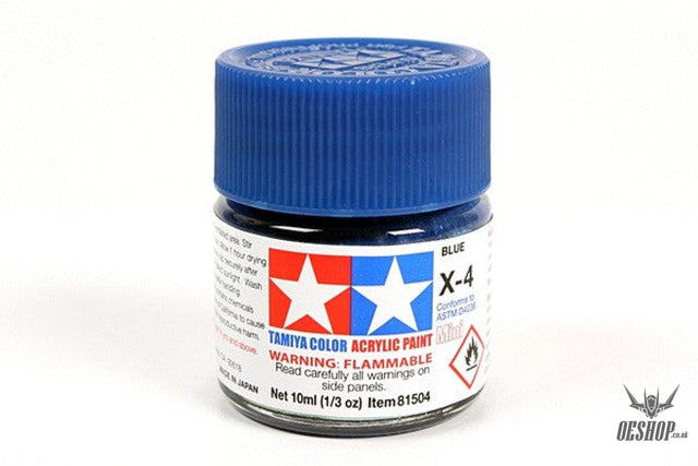 TAMIYA 81504 ACRYLIC MINI X-4 BLUE 10ml Tamiya 1.85 OEShop