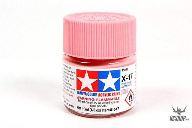 TAMIYA 81517 ACRYLIC MINI X-17 PINK 10ml Tamiya 1.85 OEShop