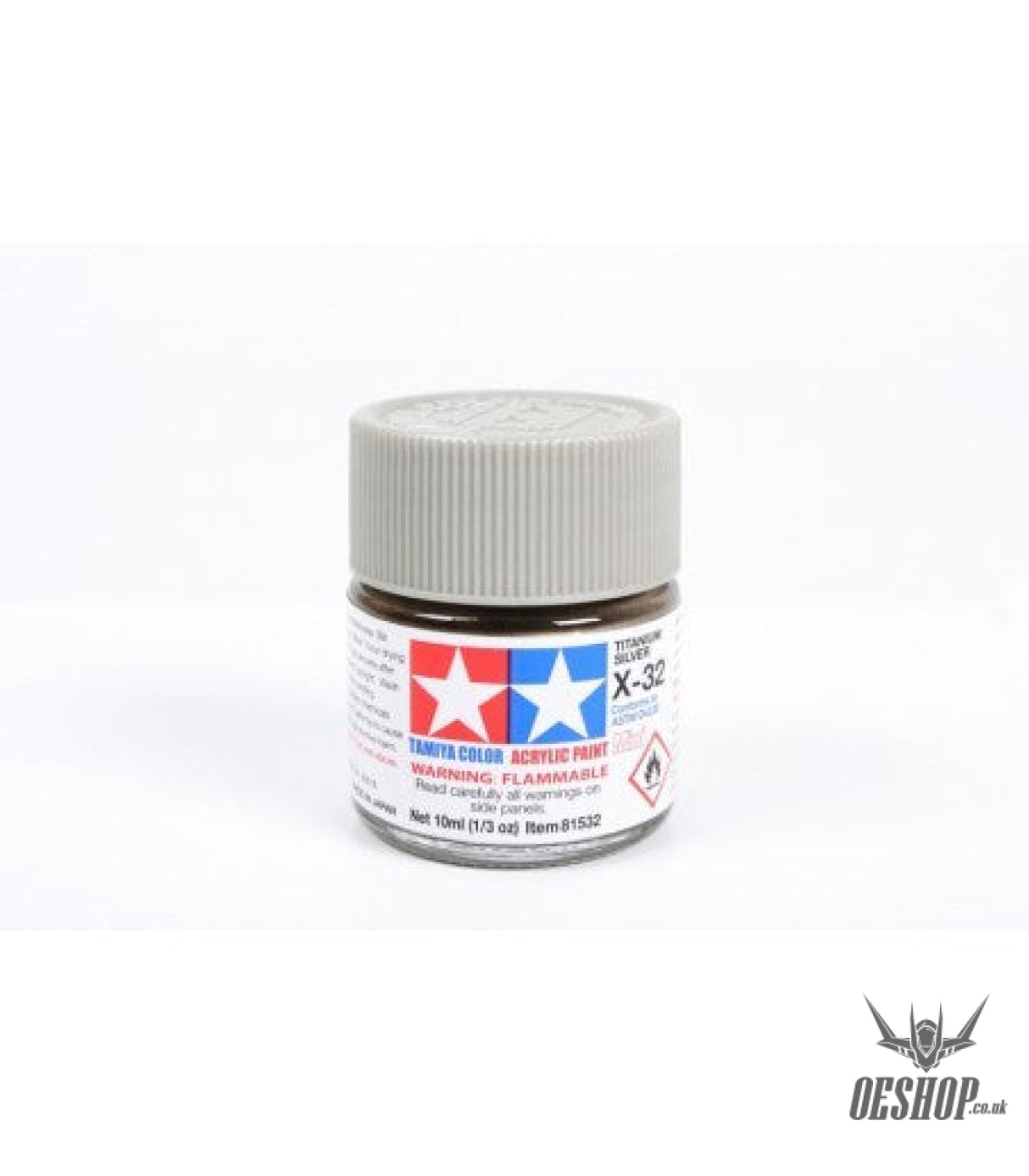 TAMIYA 81716 ACRYLIC MINI XF-16 FLAT ALUMINUM 10ml Tamiya 1.85 OEShop