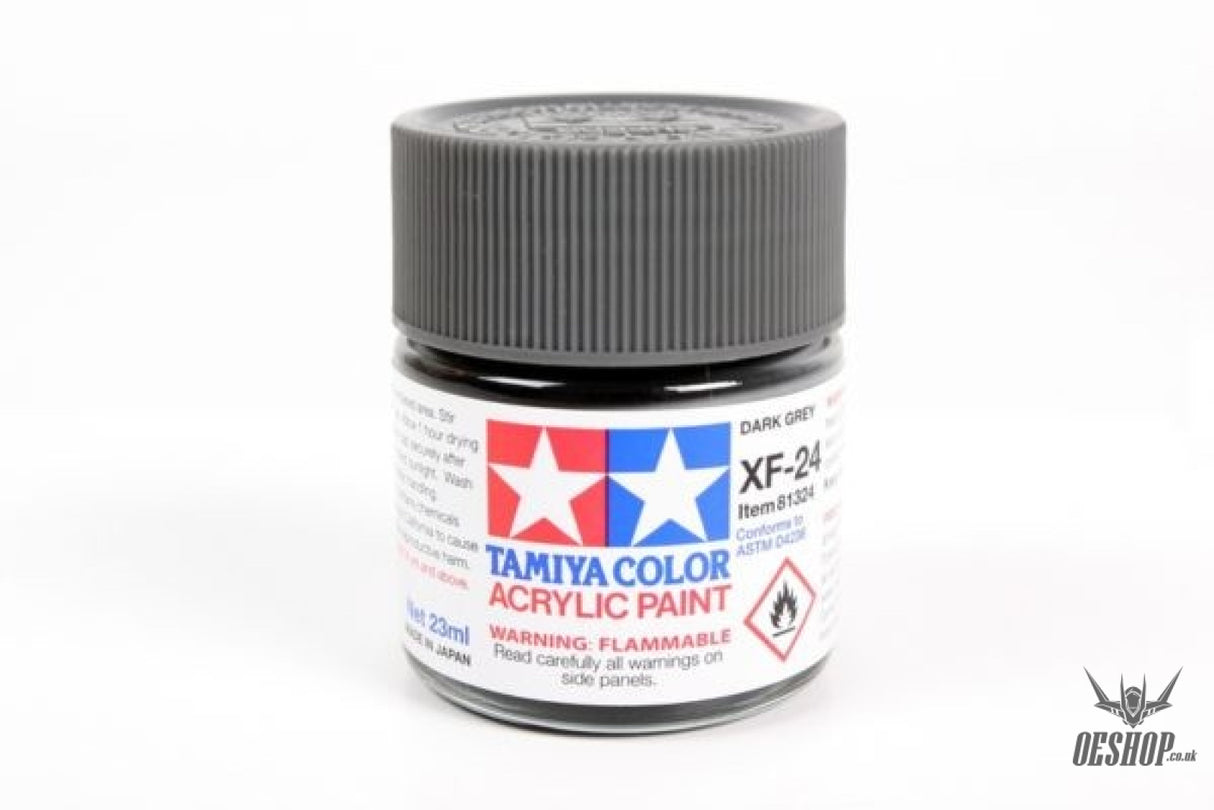 TAMIYA 81724 ACRYLIC MINI XF-24 DARK GREY 10ml Tamiya 1.85 OEShop