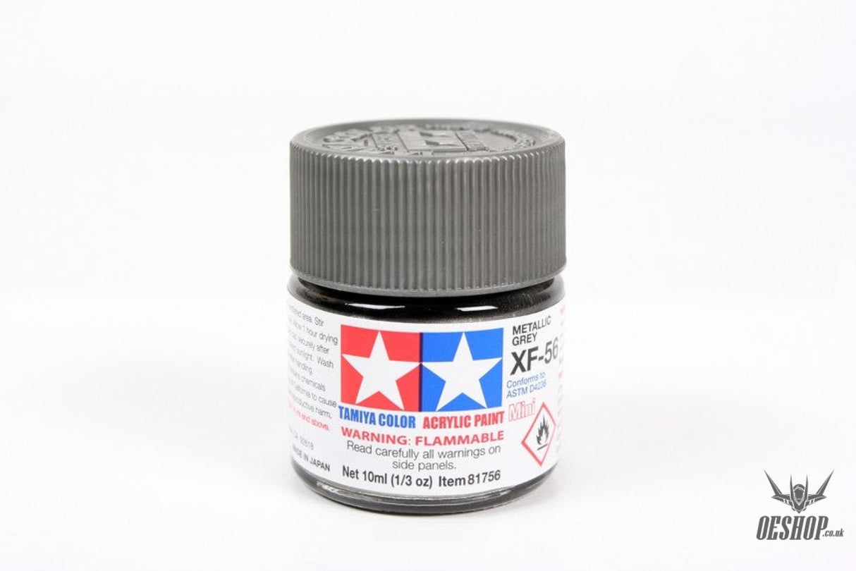 TAMIYA 81756 ACRYLIC MINI XF-56 METALLIC GREY 10ml Tamiya 1.85 OEShop