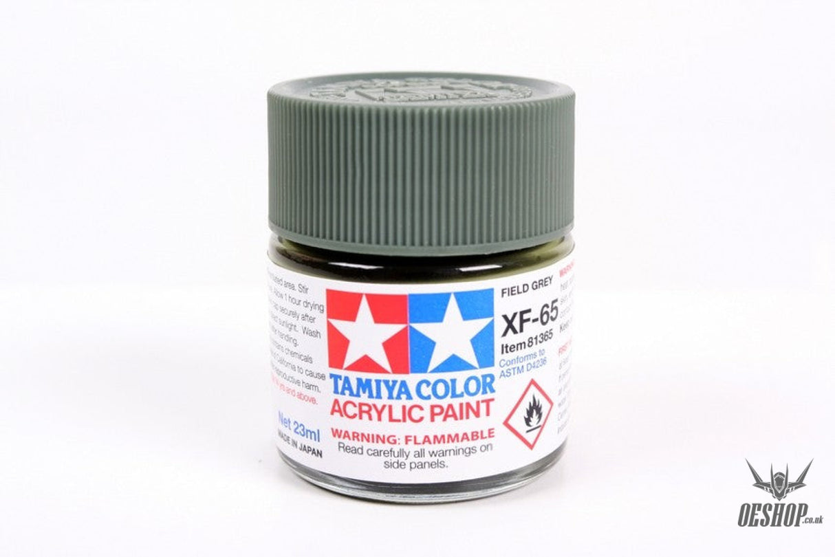 TAMIYA 81765 ACRYLIC MINI XF-65 FIELD GREY 10ml Tamiya 1.85 OEShop
