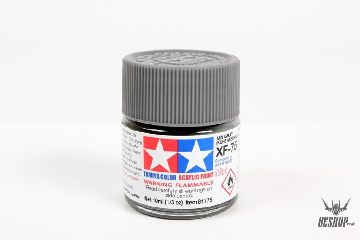 TAMIYA 81775 ACRYL.MINI XF-75 IJN GRAY KURE 10ml Tamiya 1.85 OEShop
