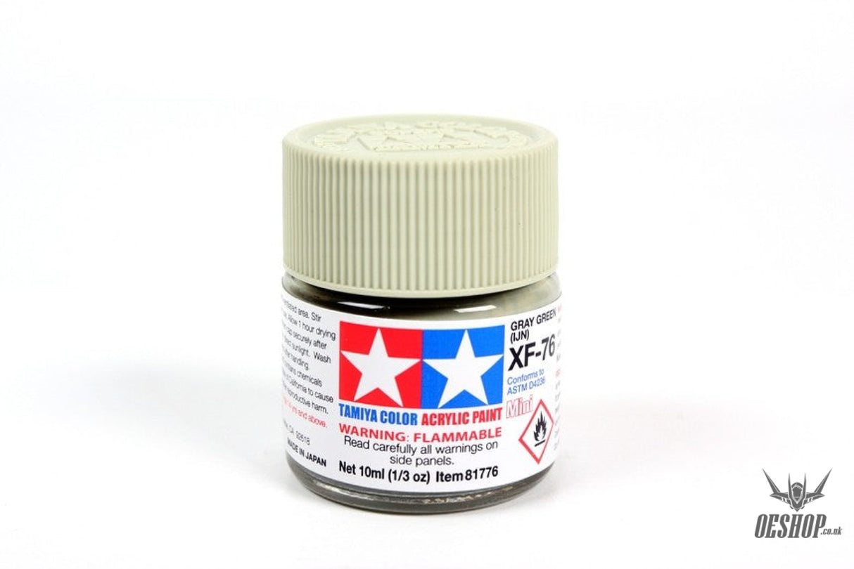 TAMIYA 81776 ACRYL.MINI XF-76 IJN GRAY-GREEN 10ml Tamiya 1.85 OEShop