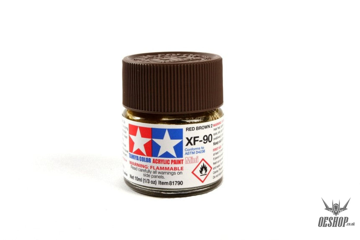 TAMIYA 81790 ACRYL.MINI XF-90 RED BROWN 2 10ml Tamiya 1.85 OEShop