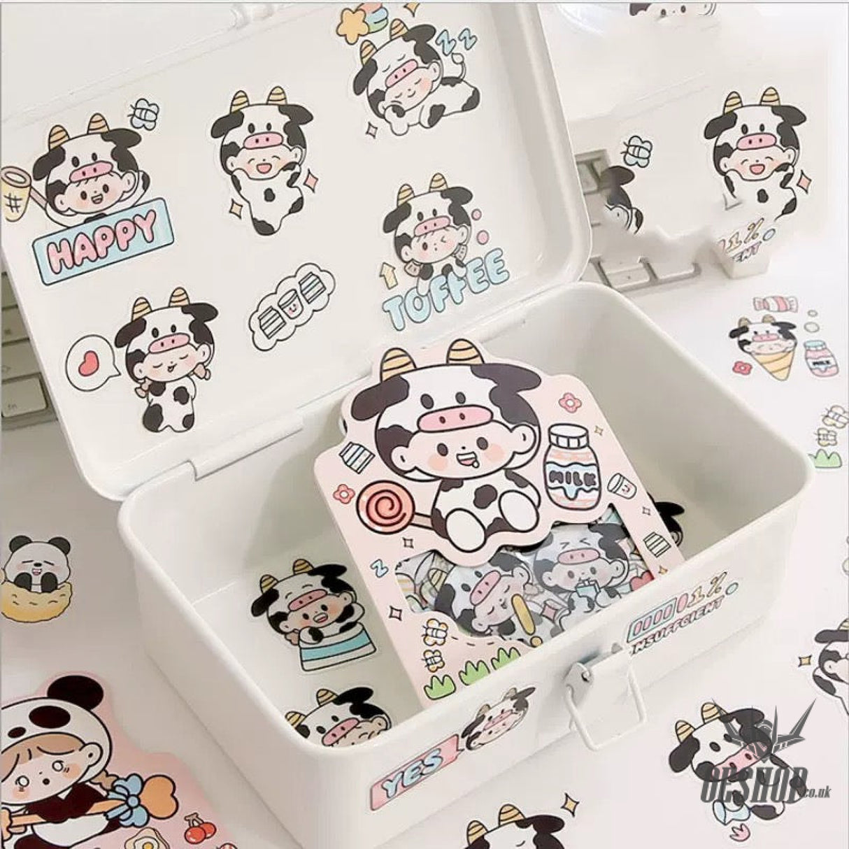 Telado Panda-farm Dairy-farm Stickers Sticker