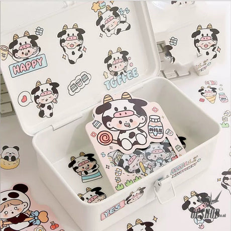 Telado Panda-farm Dairy-farm Stickers Sticker