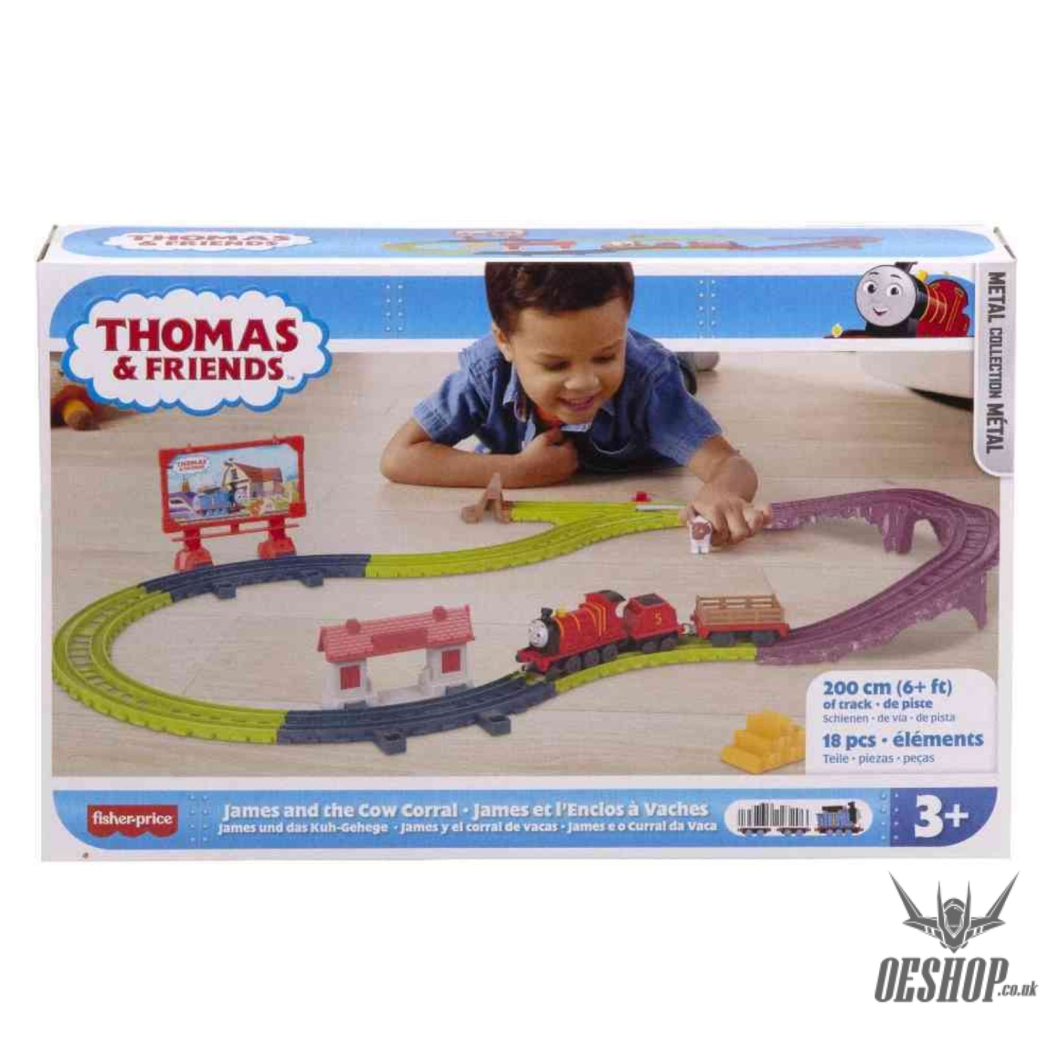 Thomas & Friends Push Along Track Assorted James and the Cow Corral Toys