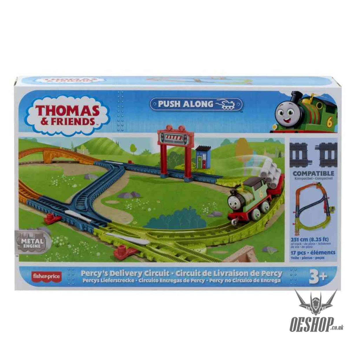 Thomas & Friends Push Along Track Assorted Percy’s Delivery Circuit Toys