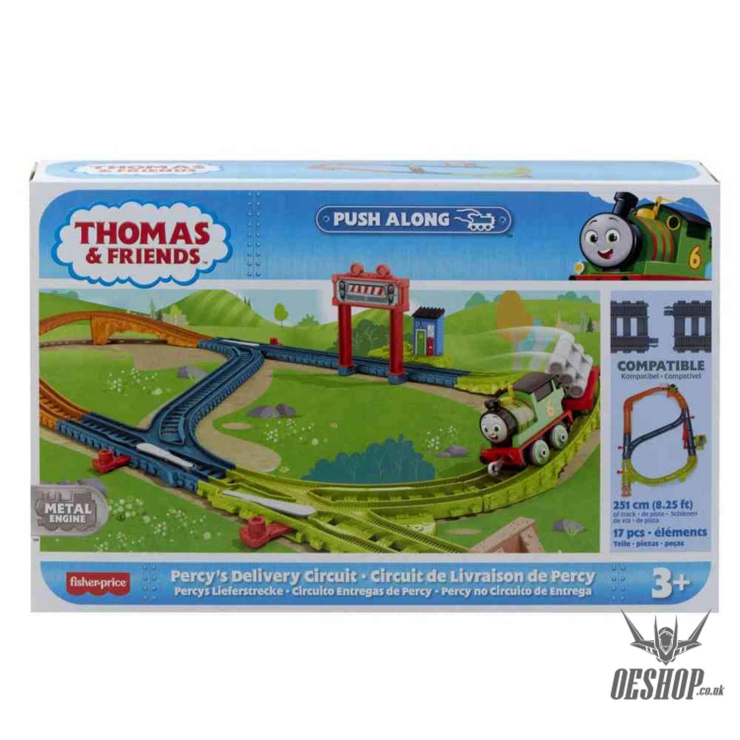 Thomas & Friends Push Along Track Assorted Percy’s Delivery Circuit Toys