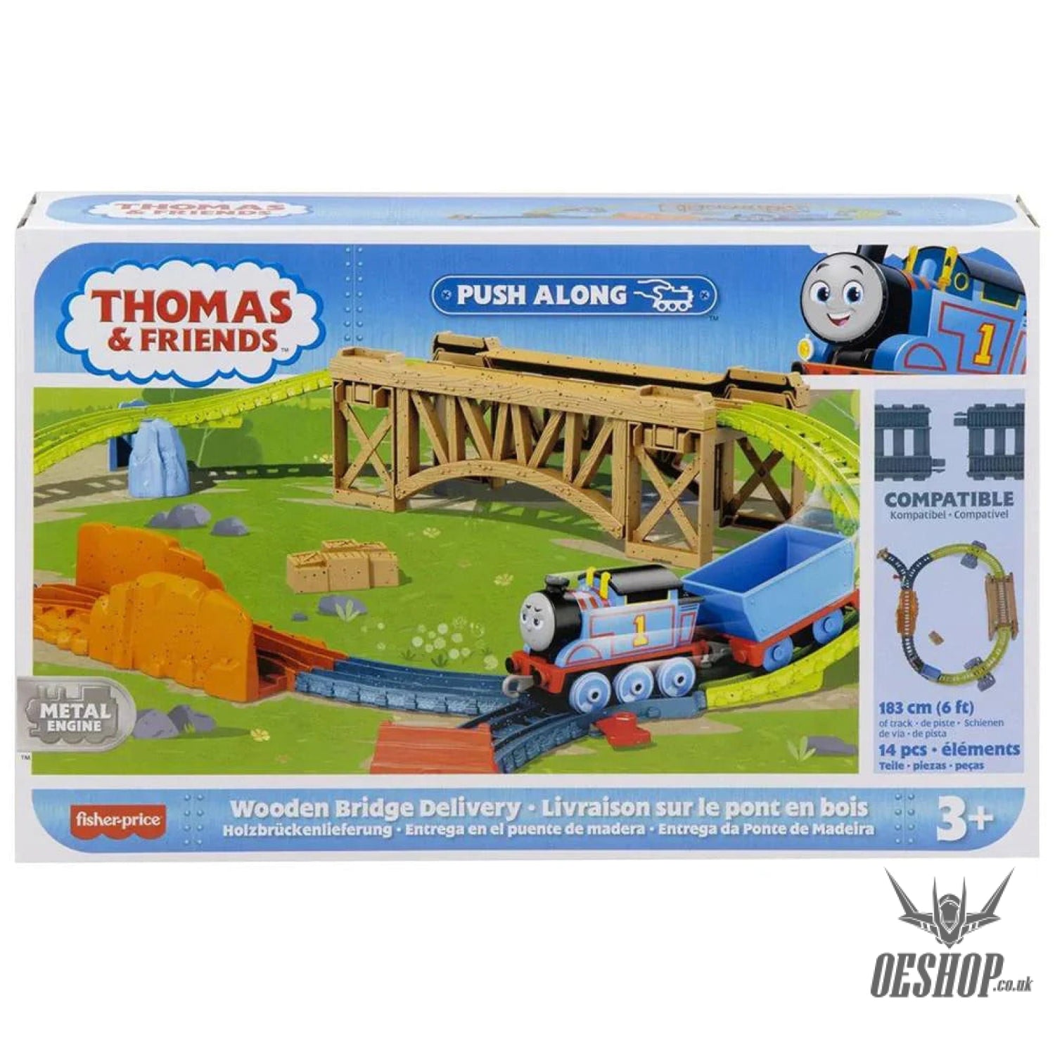 Thomas & Friends Push Along Track Assorted Wooden Bridge Delivery Toys