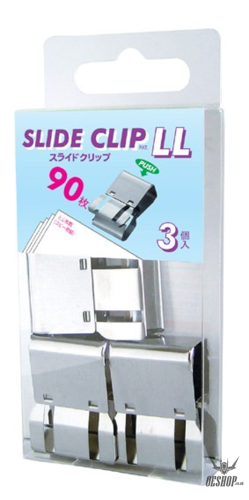 Tohkin Slide Clip Smart Clip Silver LL ( 3pcs pack ) Tohkin 2.49 OEShop