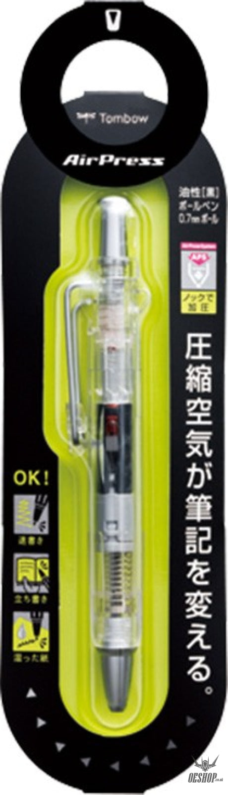 Tombow AirPress Pressurized Ballpoint Pen (Transparency) Tombow 6.99 OEShop