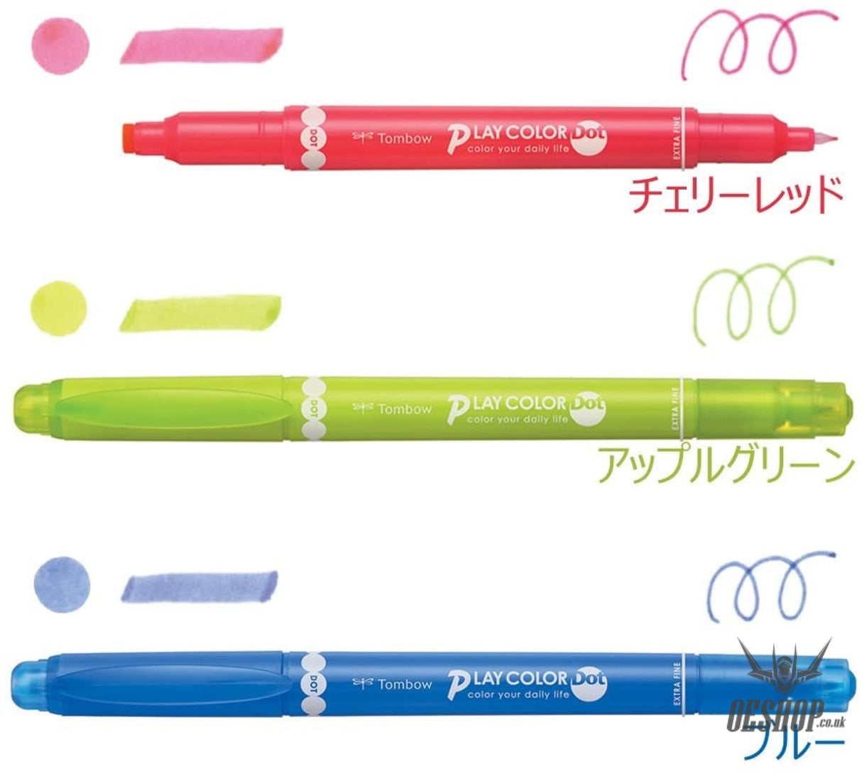 Tombow PLAY COLOR Dot Double Sided Drawing Pens 3-Color Set - GCE-311A Tombow 5.99 OEShop