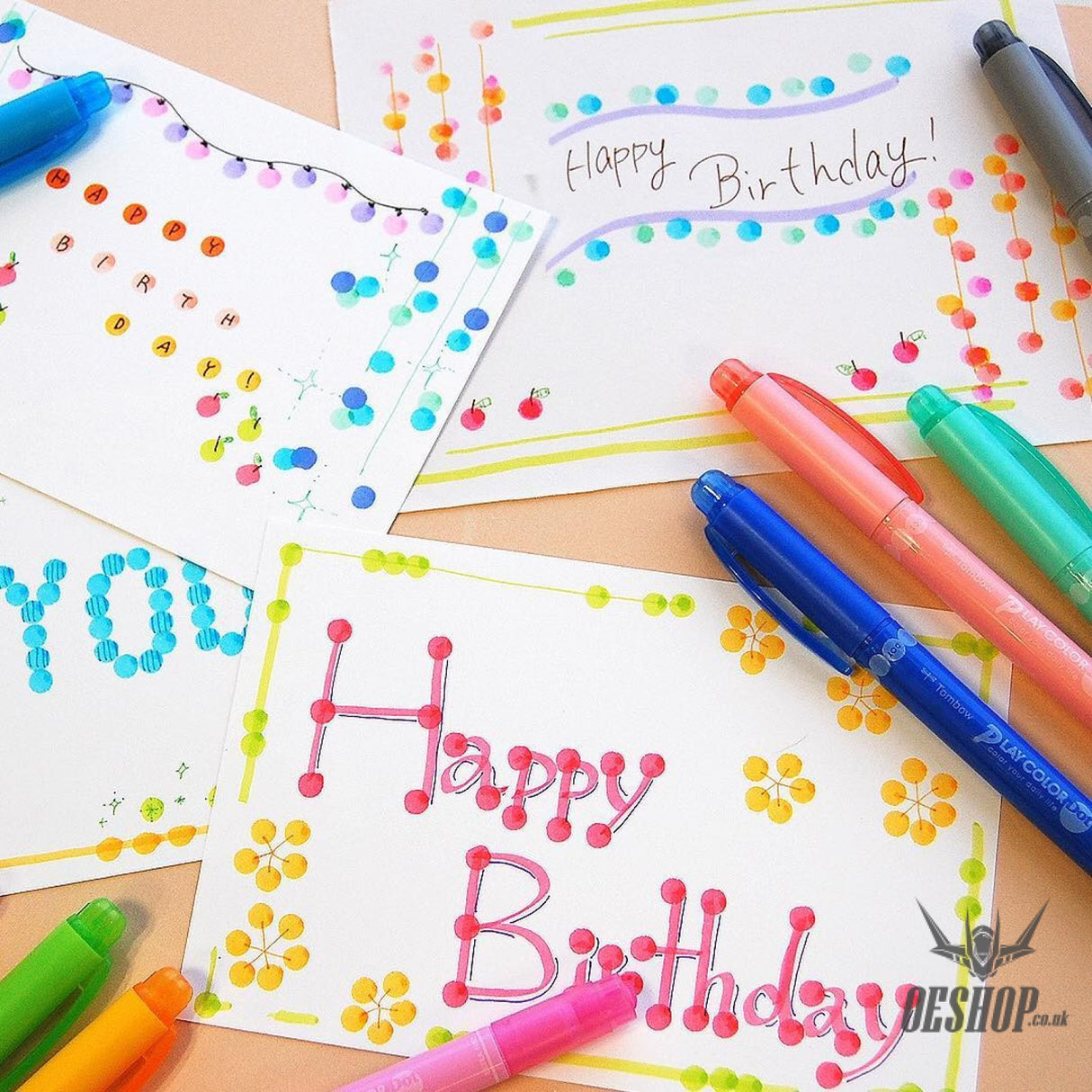 Tombow PLAY COLOR Dot Double Sided Drawing Pens 3-Color Set GCE-311B Tombow 5.99 OEShop