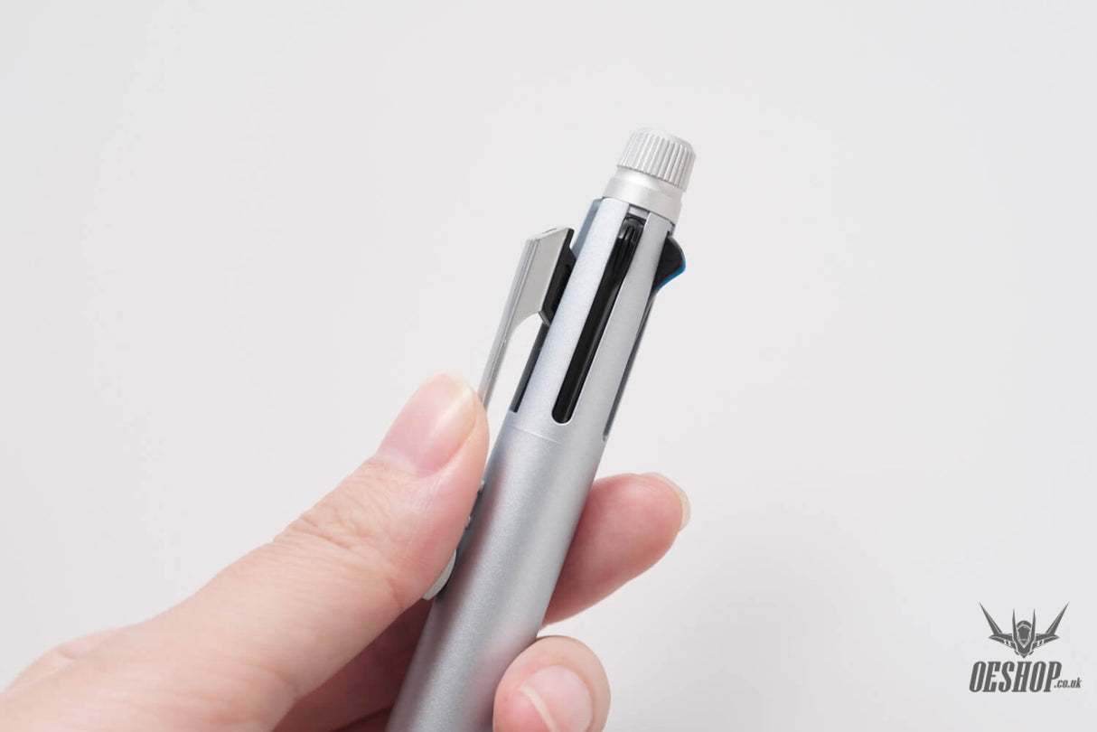 Uni Jetstream 4 +1 Multiple Functions Pen Metal Ice Silver Uni MITSUBISHI PENCIL 22.98 OEShop