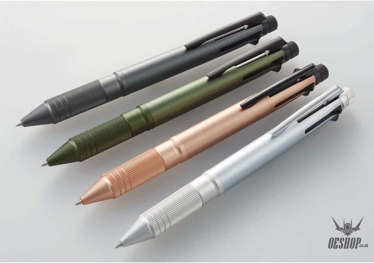 Uni Jetstream 4 +1 Multiple Functions Pen Metal Ice Silver Uni MITSUBISHI PENCIL 22.98 OEShop