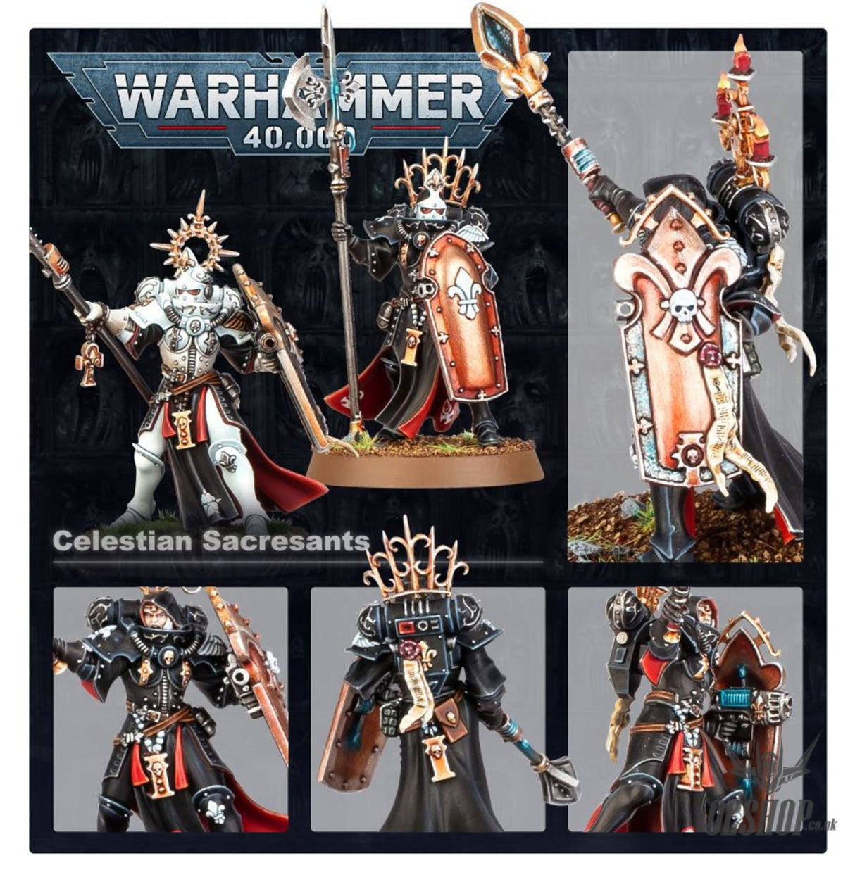 Warhammer 40,000 Adepta Sororitas: Celestian Sacresants 52-35 Tabletop Wargame