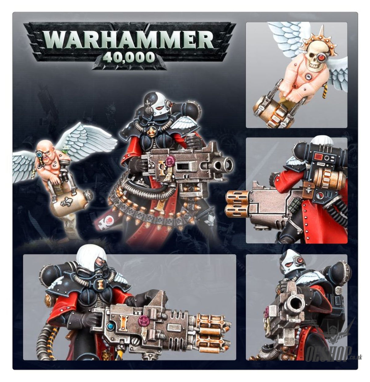 Warhammer 40,000 Adepta Sororitas: Restributor Squad 52-25 Tabletop Wargame