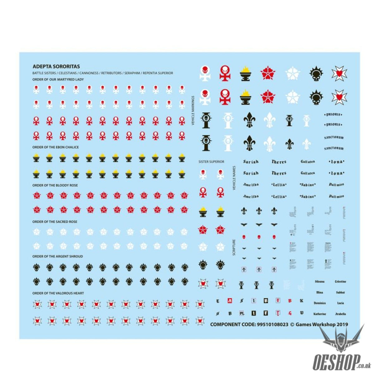 Warhammer 40,000 Adepta Sororitas: Restributor Squad 52-25 Tabletop Wargame