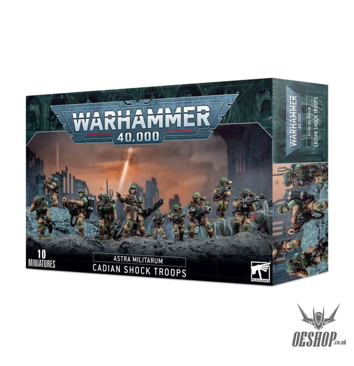 Warhammer 40,000 Astra Militarium: Cadian Shock Troops 47-33 Tabletop Wargame