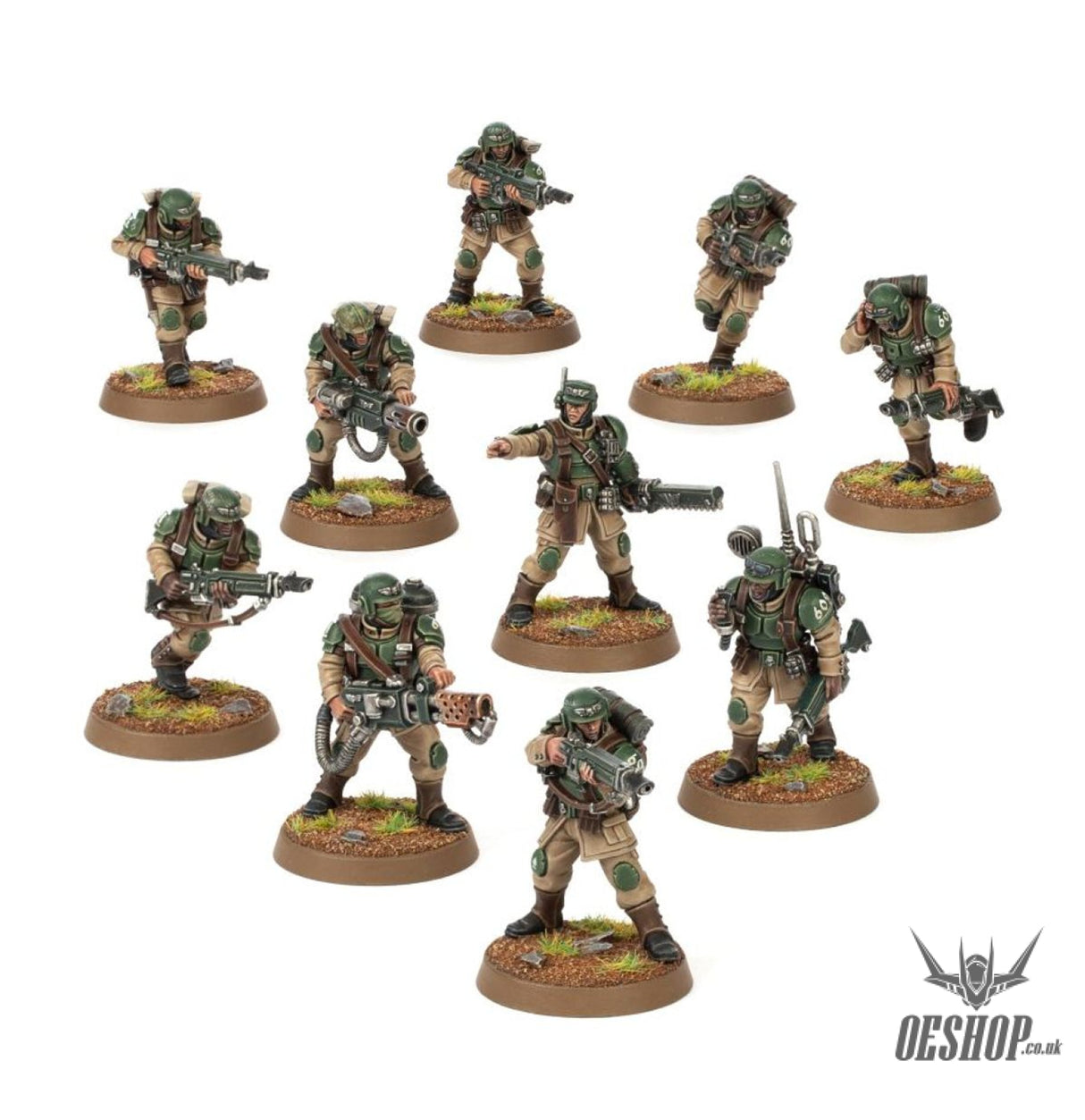 Warhammer 40,000 Astra Militarium: Cadian Shock Troops 47-33 Tabletop Wargame