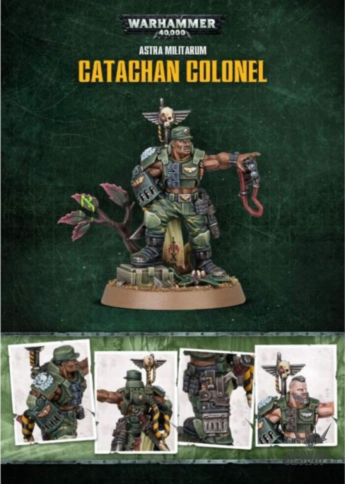 Warhammer 40,000 Astra Militarium: Catachan Colonel (Limited Edition) Tabletop Wargame